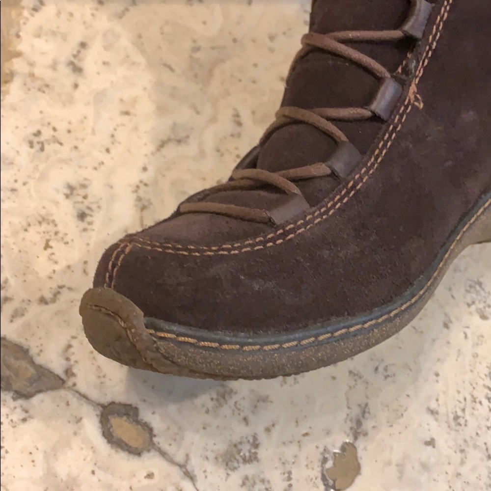 Timberland Dark Brown Lace-Up Knee-High Boots - Picture 5 of 7